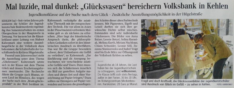 Neue Ausstellung der Künstlerklasse